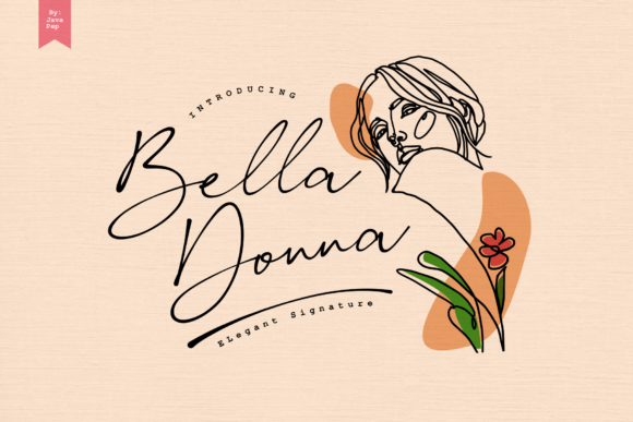 Bella Donna: A Delicate Handwritten Font for Elegant Design