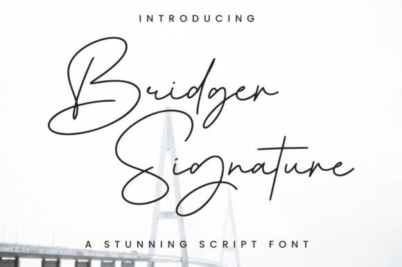 Bridger Signature: A New Era of Handwritten Elegance in Digital Design