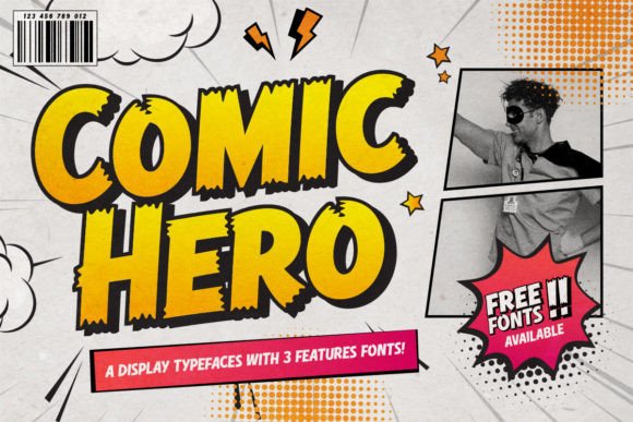 Comic Hero: Playful, Strong, and Perfect for Creative Projects