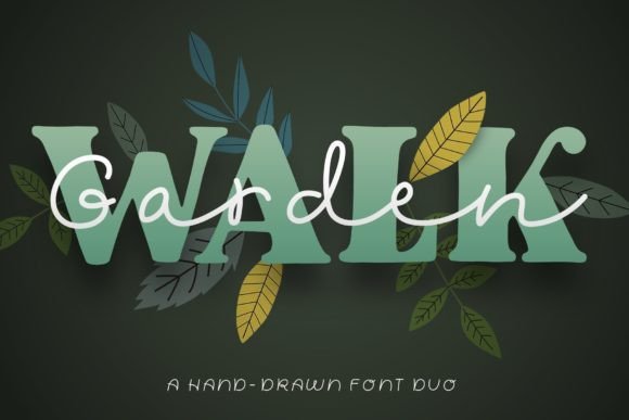 Garden Walk Font Duo: A Versatile Pair for Modern Design