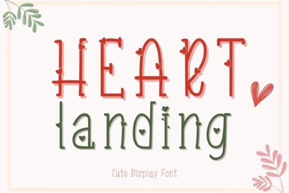 Heart Landing: A Handwritten Font That Brings Creativity to Life