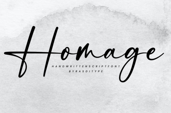 Homage: A Script Font That Elevates Design