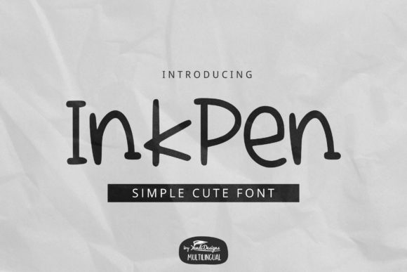 InkPen: A Quirky Handwritten Font for Playful Designs