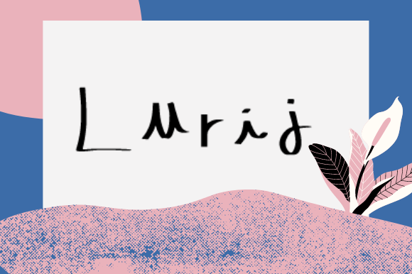 Lurij: A Handwritten Font with a Friendly Vibe