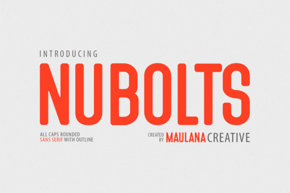 Nubolts and Nubolts Rounded Sans: A Bold Sans Serif for Modern Design