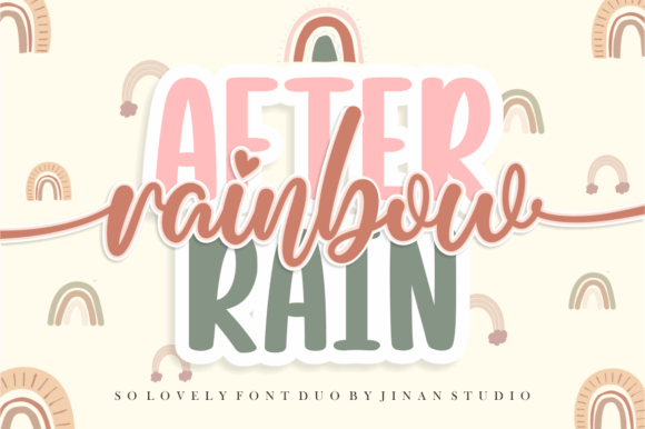 Rainbow After Rain: A Stylish Font for Every Project