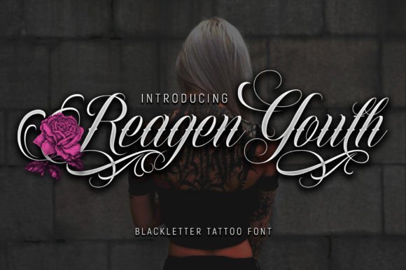Reagan Youth: A Bold and Versatile Script Blackletter Font for Modern Design