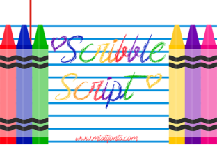 Scribble Script: A Crayon-Inspired Creative Font