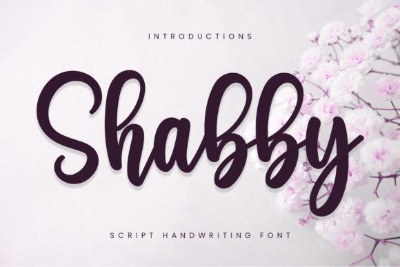 Shabby: A Handwritten Font That Adds Charm and Elegance
