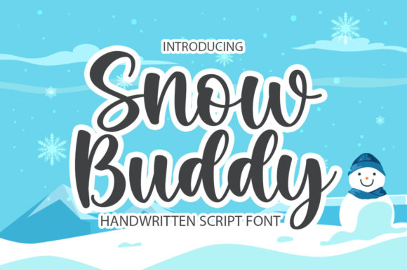 Snow Buddy: A Delicate Handwritten Font for Creative Projects