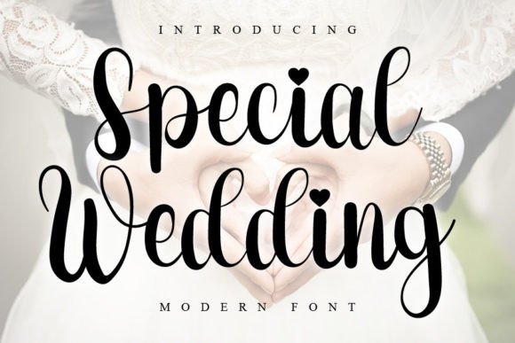 Special Wedding: A Beautiful Handwritten Font for Creative Projects